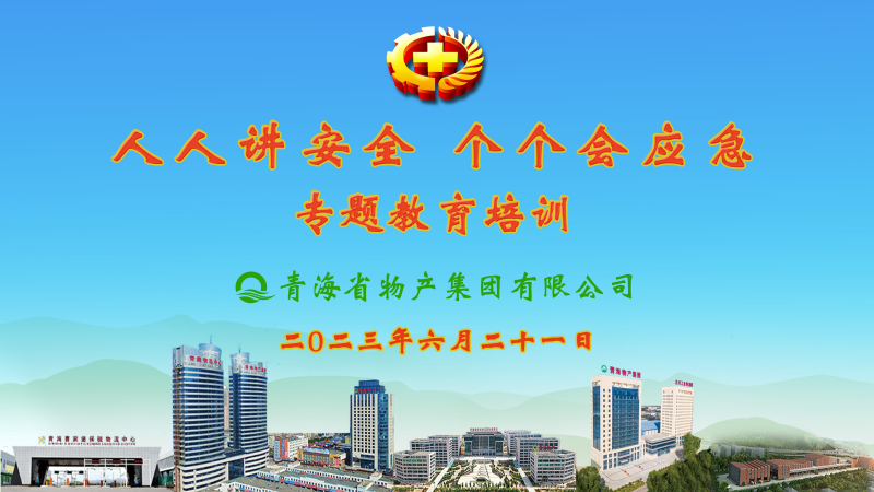 提高安全管理水平 落實(shí)全員安全責(zé)任——集團(tuán)安委會舉辦2023年“人人講安全，個個會應(yīng)急”專題教育培訓(xùn)