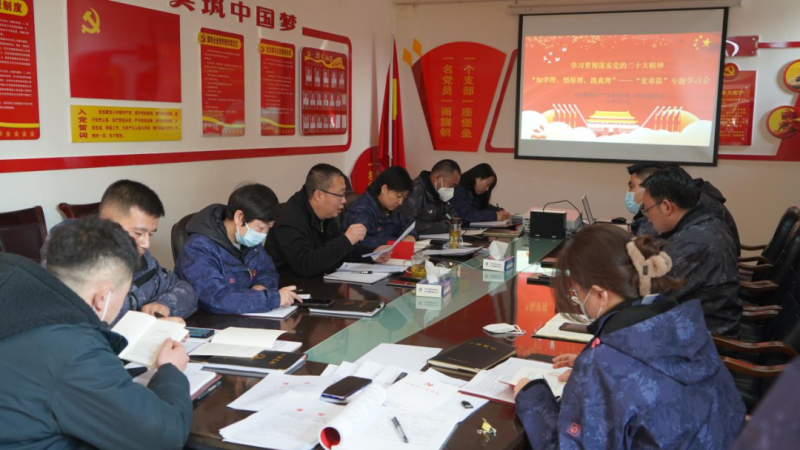 物產(chǎn)汽貿黨支部召開“知學理、悟原理、踐真理” ——黨章篇”專題學習會